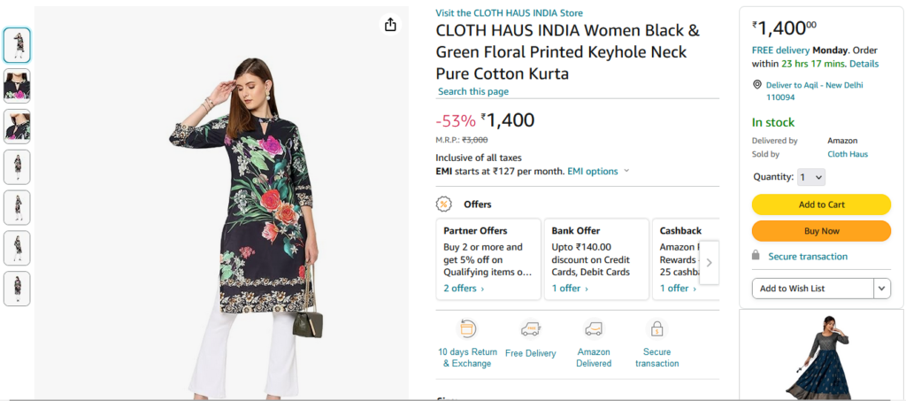 How to know real price of product in amazon